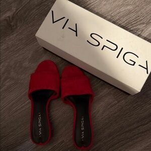 Via Spiga Women's Bold Red Sandals
